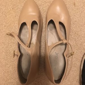 T-strap Capezio character shoes